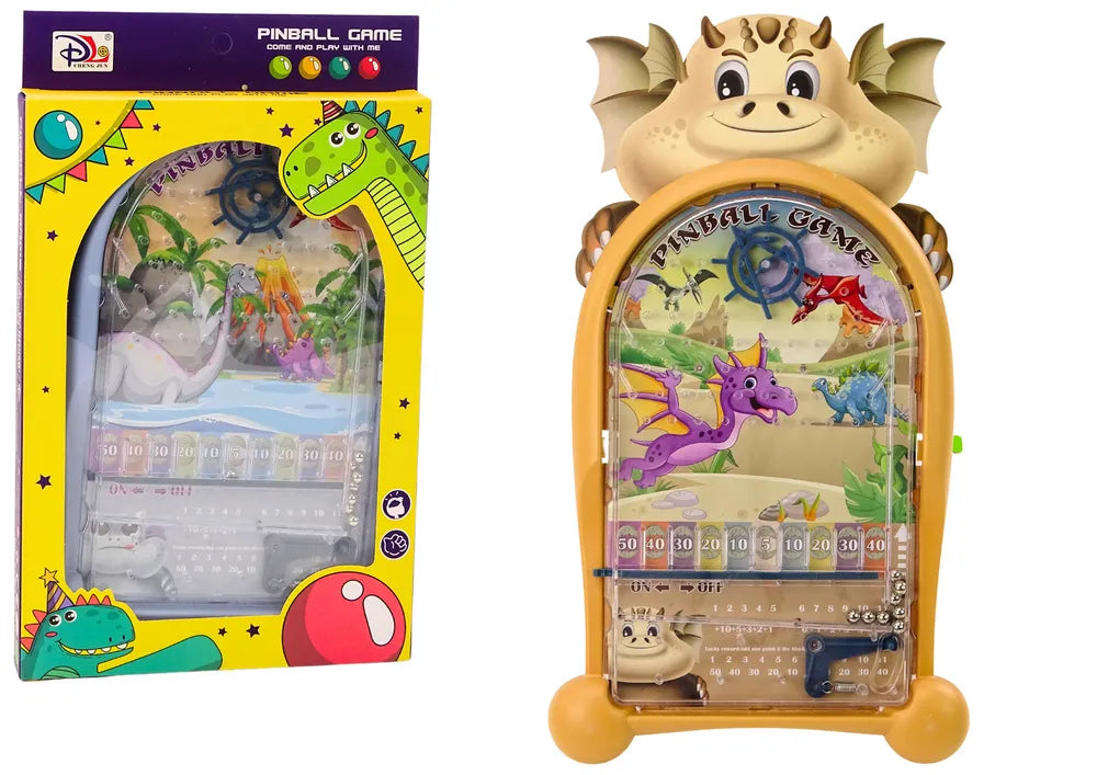 Pinbolas „Dinozaurai & Drakonai“ su stovu – smėlio spalvos